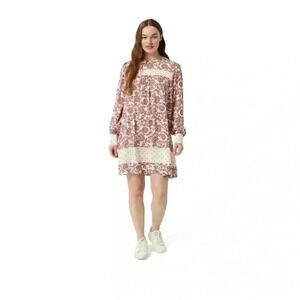 Chaps Babydoll flowy floral dress NWT size Large